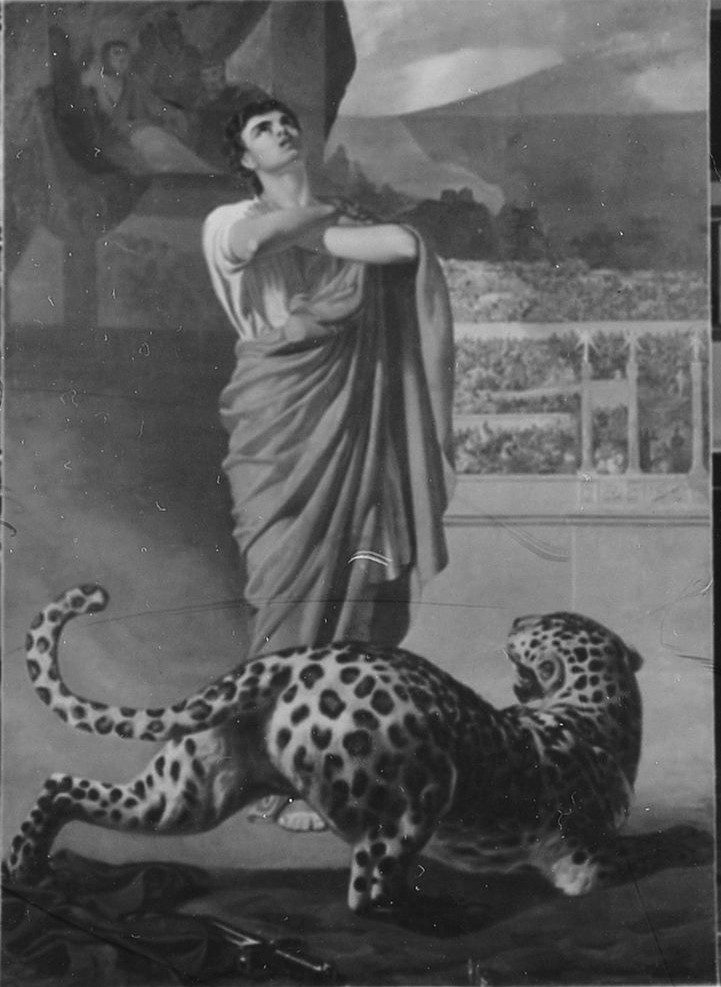 Santo martire (dipinto) - ambito italiano (sec. XIX)