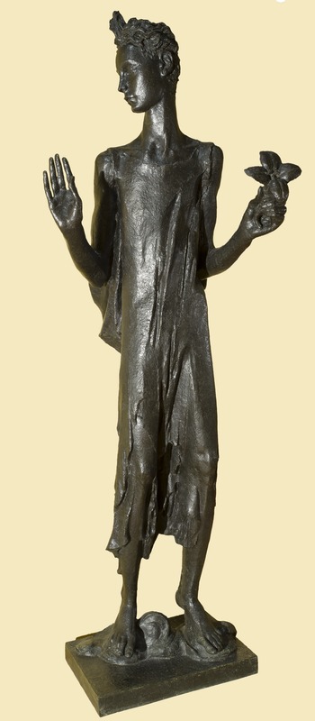 angelo annunciante (scultura) di Andreotti Libero (sec. XX)