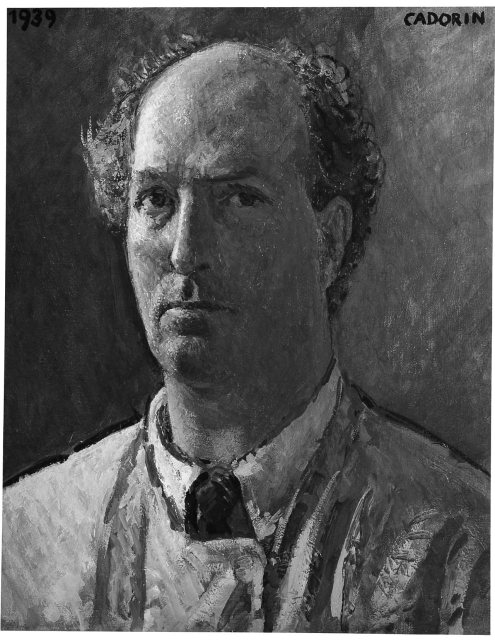 autoritratto di Guido Cadorin (dipinto) di Cadorin Guido (sec. XX)