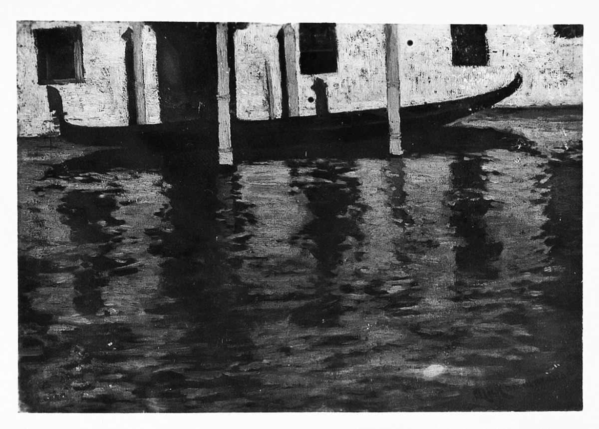 veduta di Venezia (dipinto) di Cammarano Michele (fine/ inizio secc. XIX/ XX)