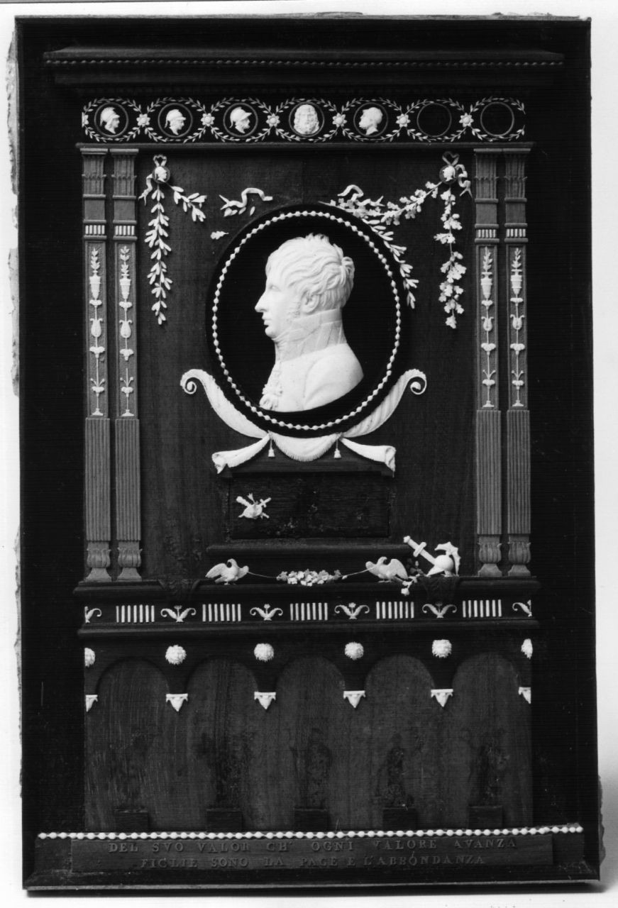 ritratto di Francesco d'Asburgo Este (rilievo) di Bonzanigo Giuseppe Maria (prima metà sec. XIX)
