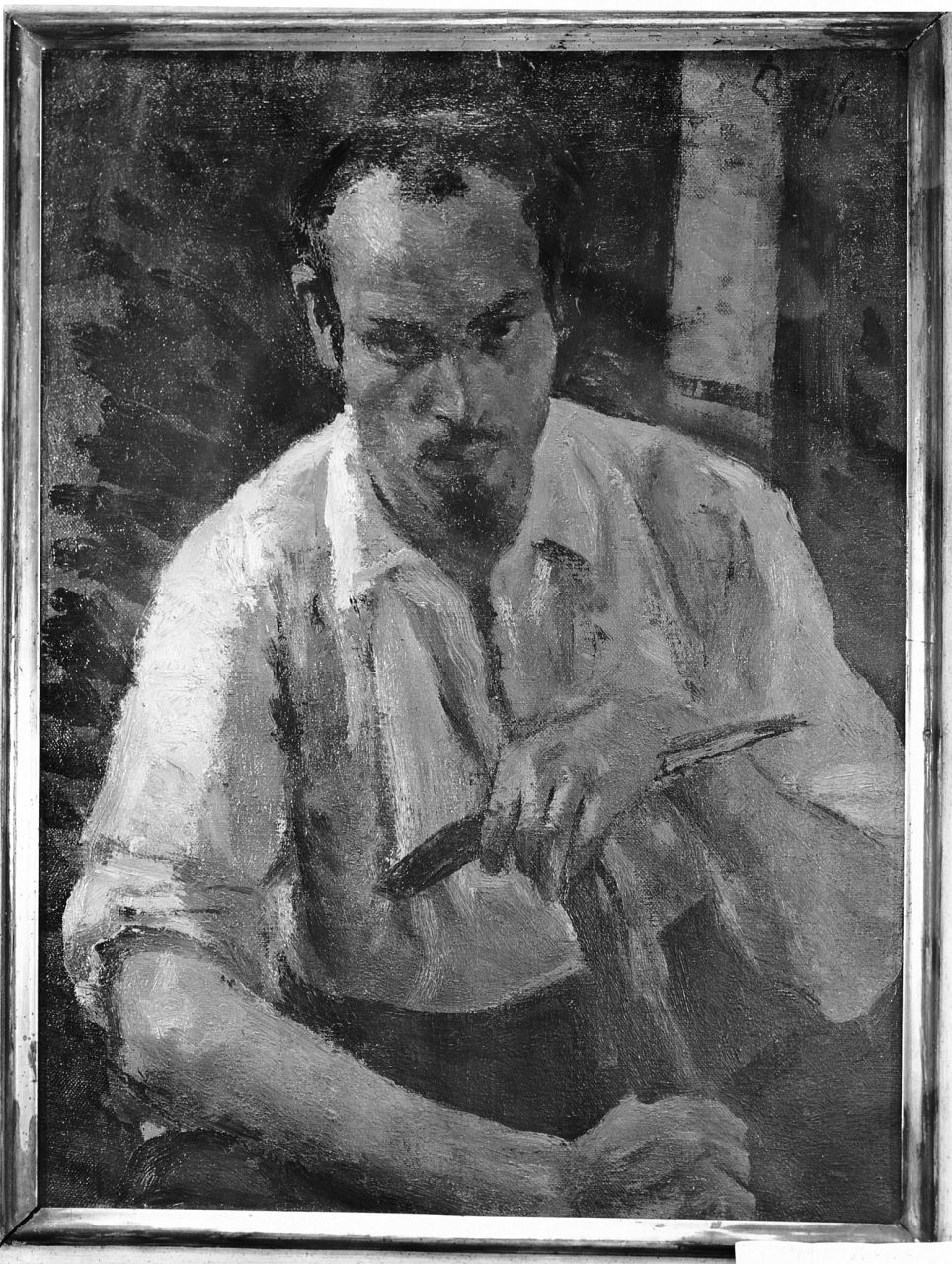 ritratto di Dante Rossi (dipinto) di Bausi Dino (sec. XX)