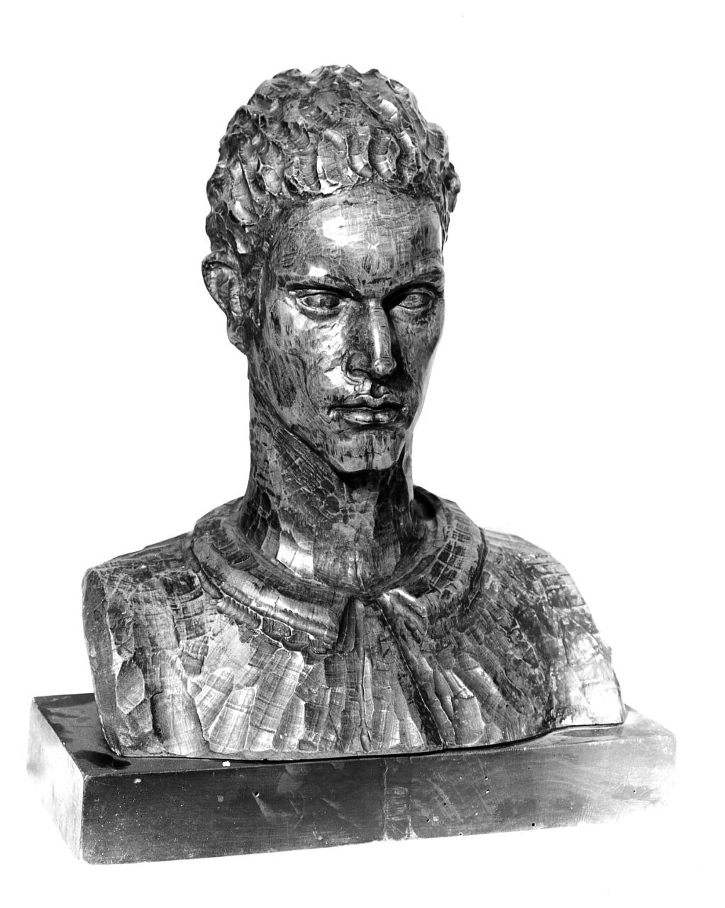 Ritratto del figlio Leandro, busto ritratto di giovane (scultura) di Bartoli Umberto (sec. XX)