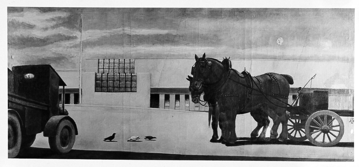 Stazione di Santa Maria Novella (dipinto) di Baldwin John (sec. XX)