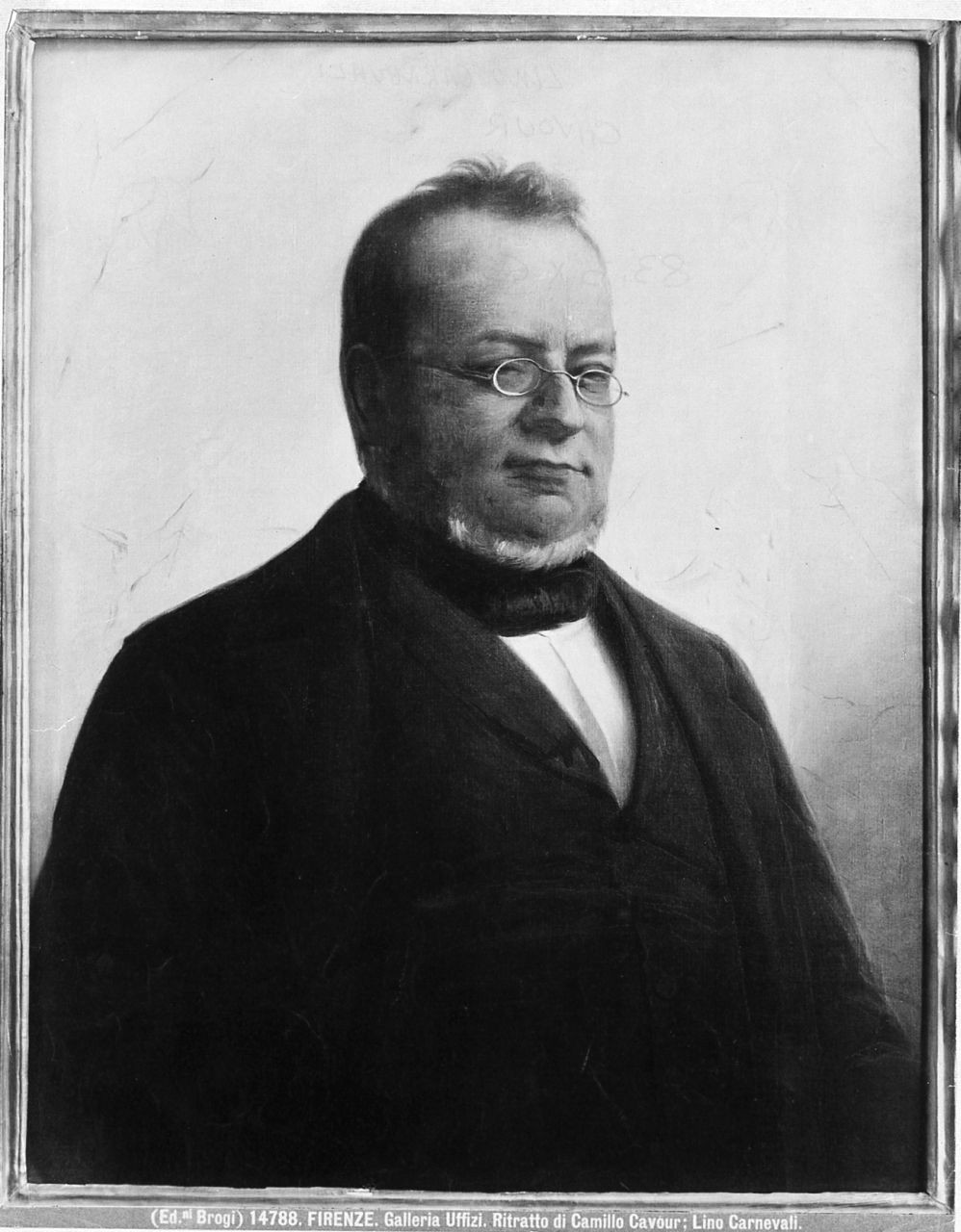 Ritratto postumo di Camillo Benso, ritratto d'uomo (dipinto) di Carnevali Saverio (sec. XIX)