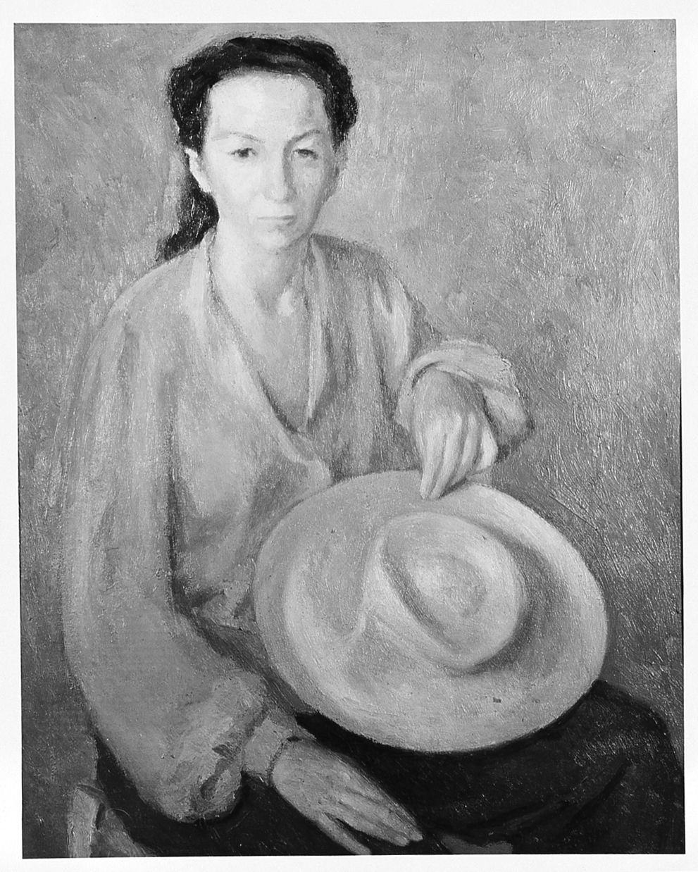 Ritratto di Franca, ritratto di donna (dipinto) di Cavalli Emanuele (sec. XX)