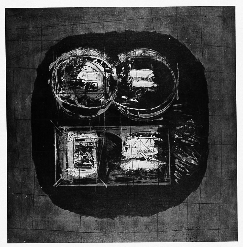 Teresin, soggetto astratto (dipinto) di Celimberti Giorgio (sec. XX)