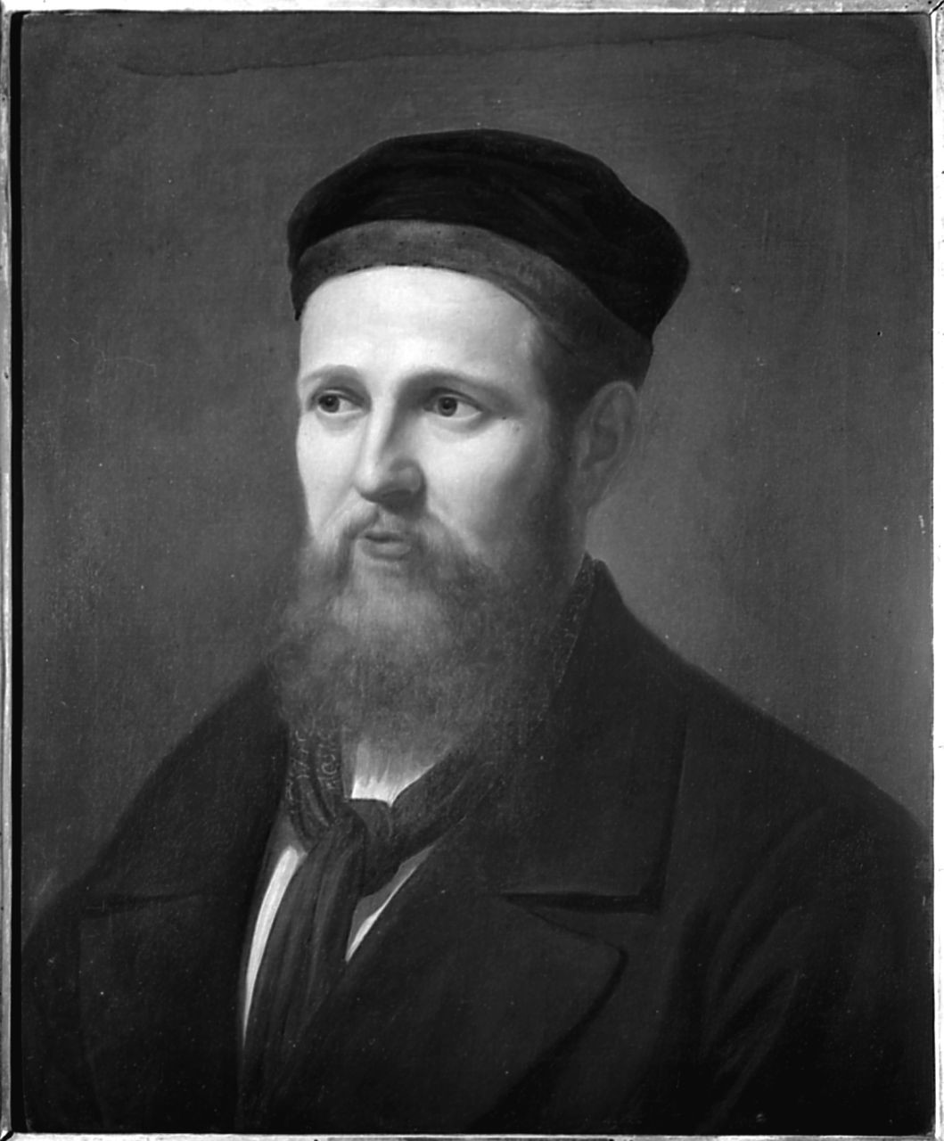 ritratto di Giovan Battista Romanelli (dipinto) di Marini Antonio (sec. XIX)