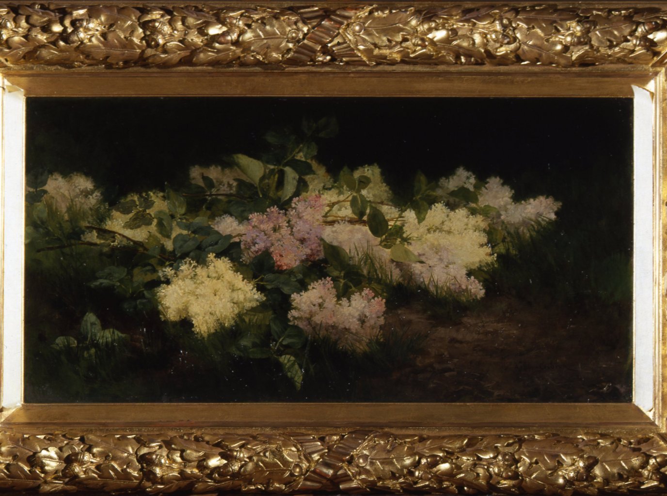 fiori (dipinto) di Cesbron Achille ThÃ©odore (sec. XX)