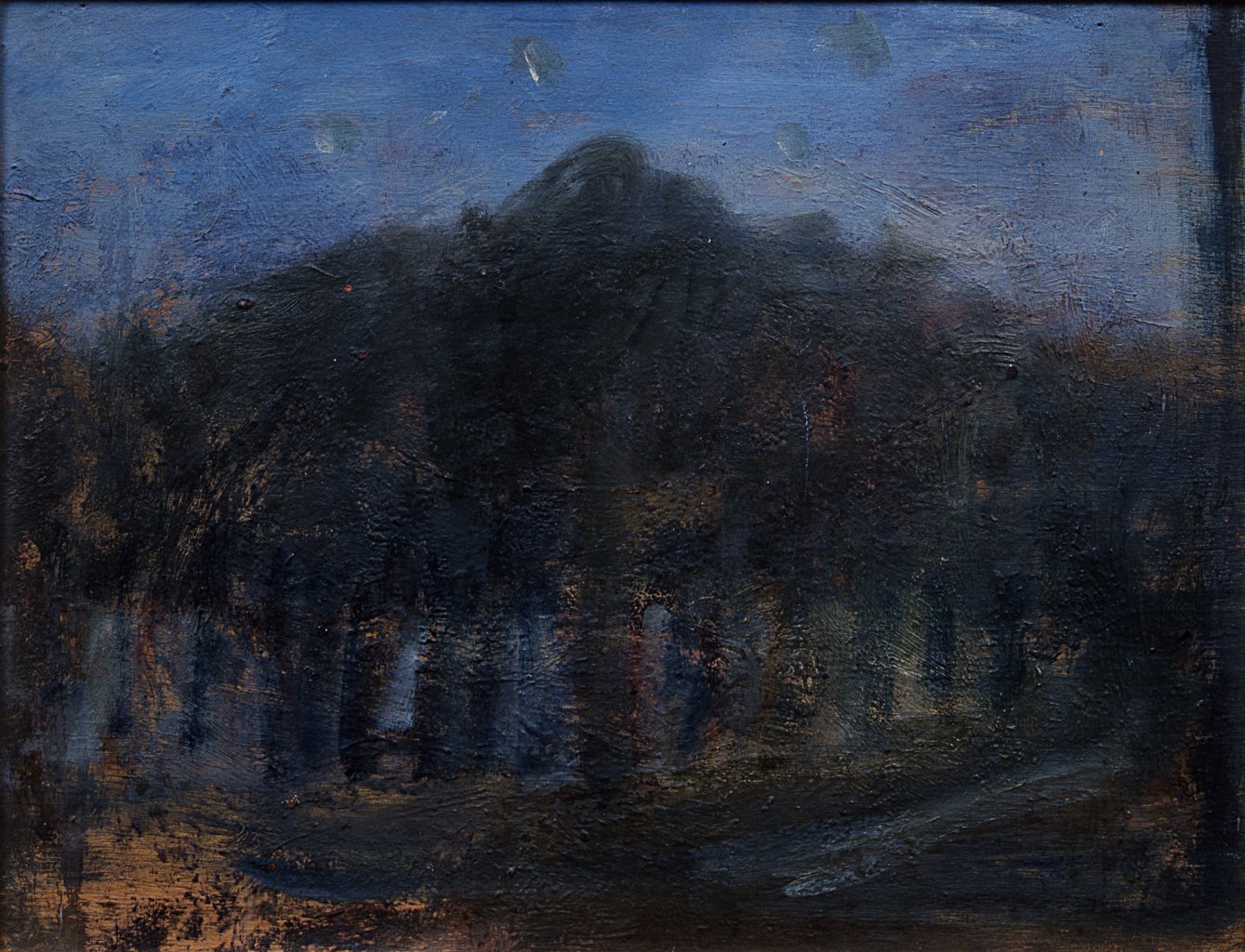 paesaggio ad Alba (dipinto) di Marcucci Mario (prima metà sec. XX)