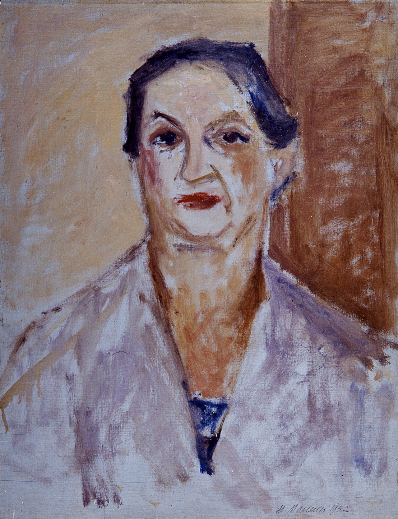 ritratto di donna (dipinto) di Marcucci Mario (sec. XX)