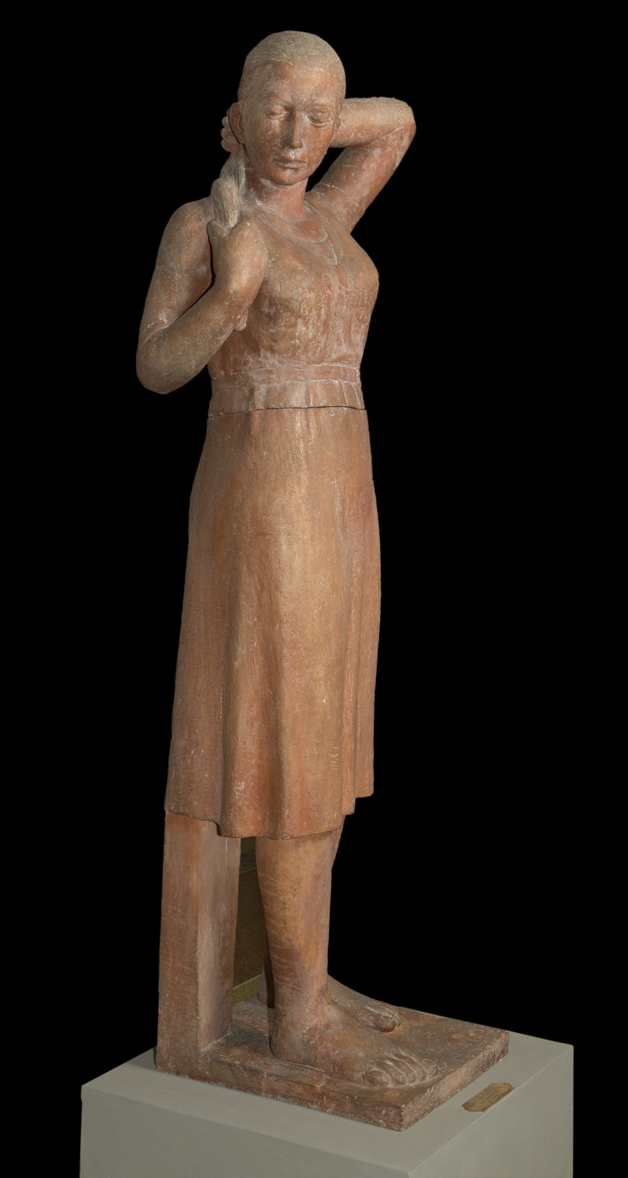 La Seanese, figura femminile (scultura) di Martini Quinto (sec. XX)