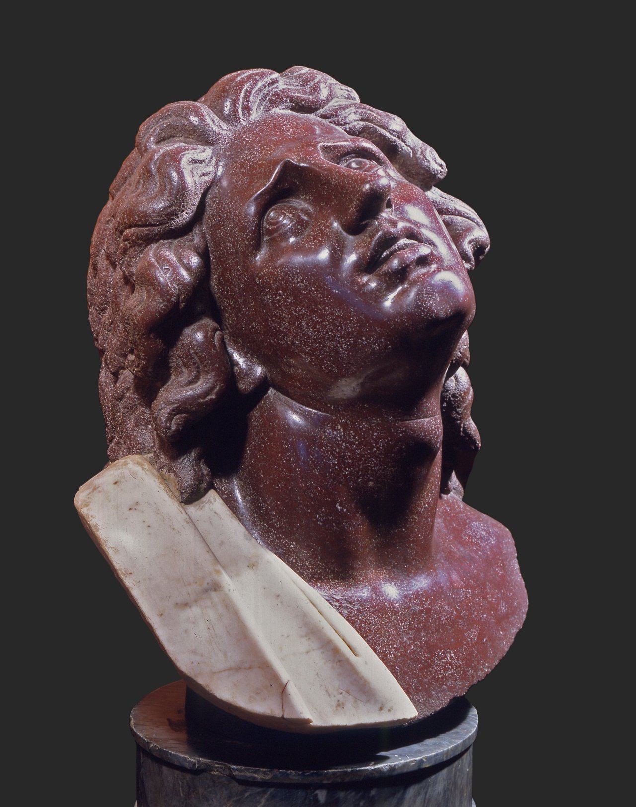 Alessandro Magno morente, ritratto maschile (scultura) di Ferrucci Romolo detto Romolo del Tadda (sec. XVI)