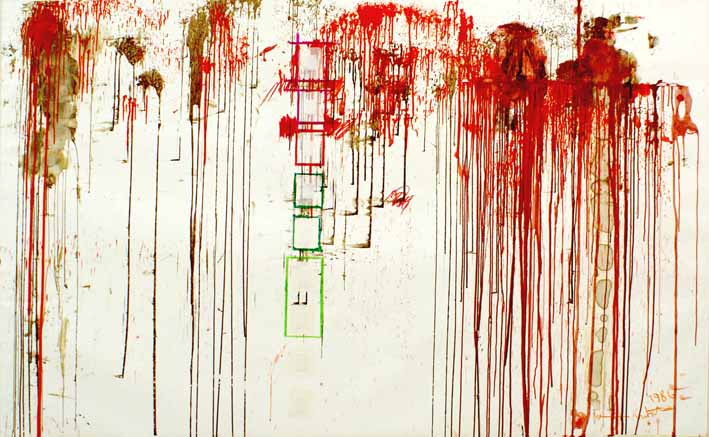 18 Malaktion Casa Morra 1986 (installazione) di Hermann Nitsch - Studio Morra (sec. XX)