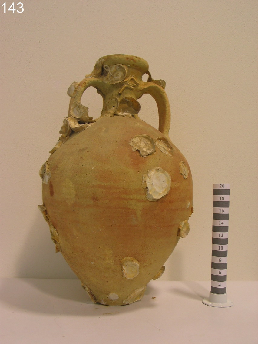 anforetta a fondo piatto, Dressel, forma 28 (simile) - età romana imperiale (secc. I-II d.C)