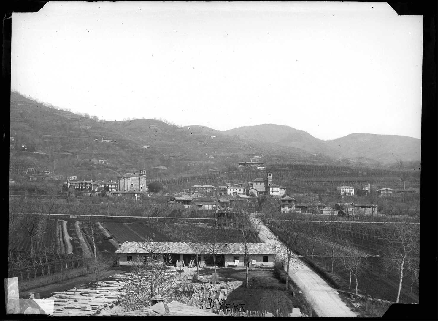 Paesaggio urbano (Negativo) di Bert, Davide (Ultimo quarto XIX)