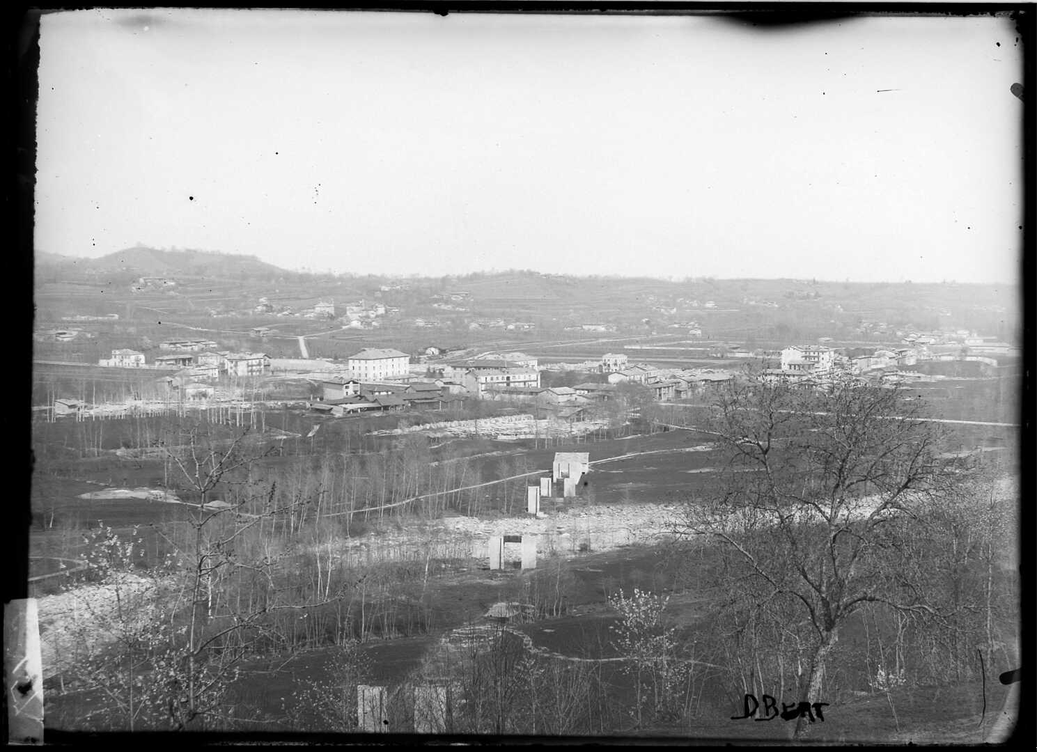 Paesaggio urbano (Negativo) di Bert, Davide (Ultimo quarto XIX)