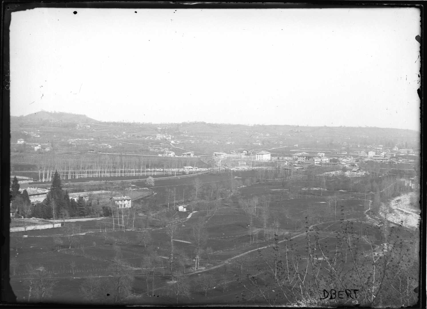 Paesaggio urbano (Negativo) di Bert, Davide (Ultimo quarto XIX)
