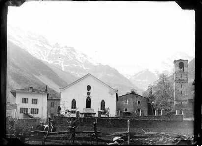 Paesaggio montano (Negativo) di Bert, Davide (Ultimo quarto XIX)