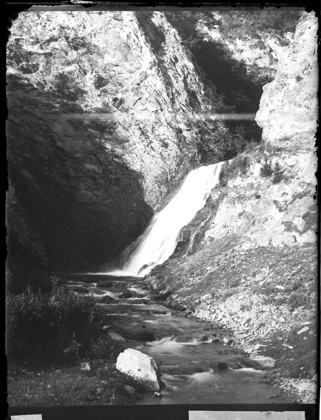 Paesaggio montano (Negativo) di Bert, Davide (Ultimo quarto XIX)