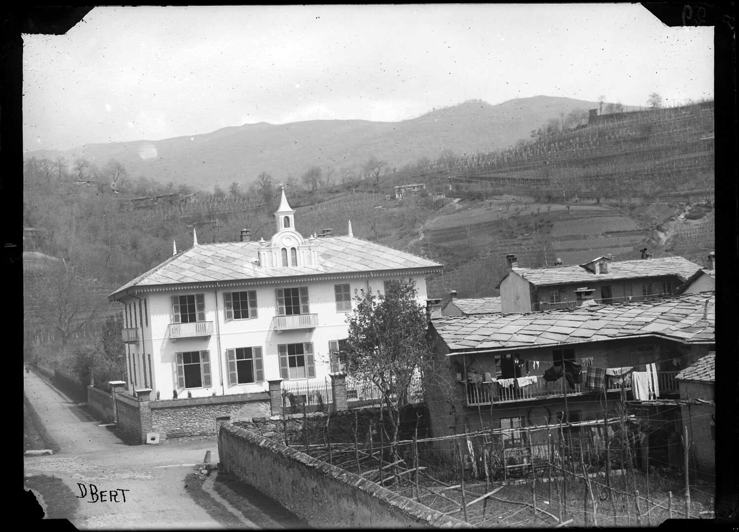 Scuola superiore femminile di Torre Pellice (Negativo) di Bert, Davide (Ultimo quarto XIX)