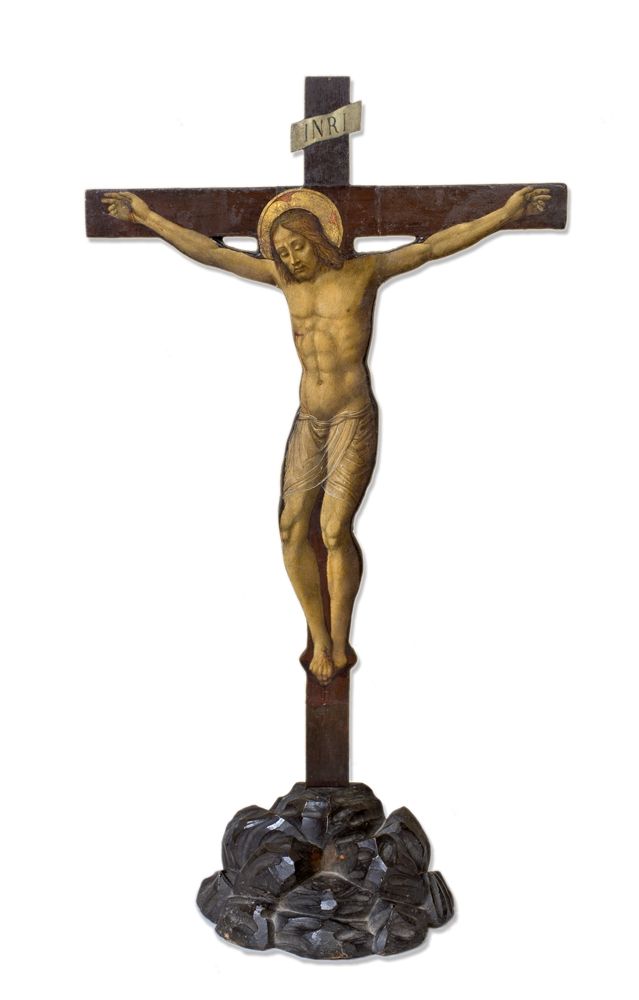 Cristo crocifisso (dipinto) di Jacopo del Sellaio (ultimo quarto sec. XV)