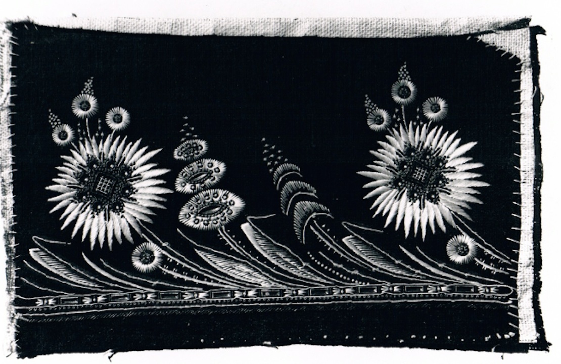 marsina, frammento - manifattura francese (ultimo quarto sec. XVIII)