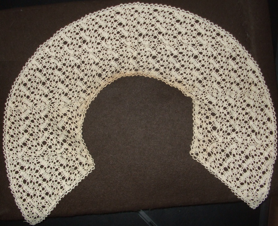 colletto - manifattura italiana (sec. XIX)