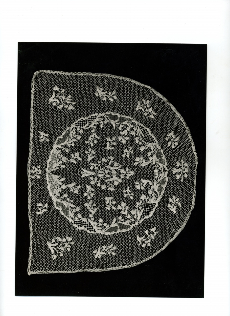 cuffia - manifattura di Alençon (sec. XVIII)