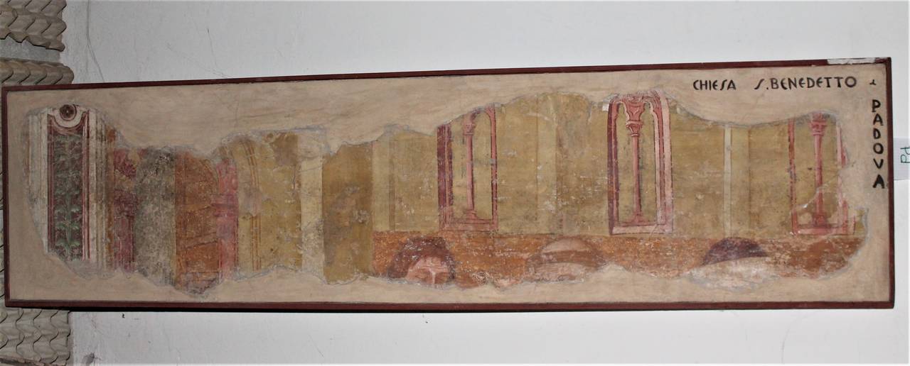 dipinto murale staccato, elemento d'insieme di De Menabuoi Giusto - ambito toscano (ultimo quarto XIV)