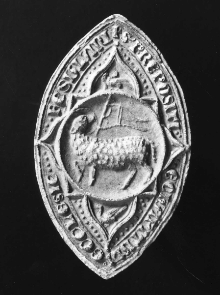 Agnus Dei (calco di sigillo) di Lelli Oronzio (bottega) (ultimo quarto sec. XIX)