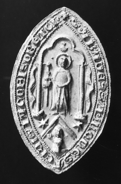 San Giacomo (calco di sigillo) di Lelli Oronzio (bottega) (ultimo quarto sec. XIX)