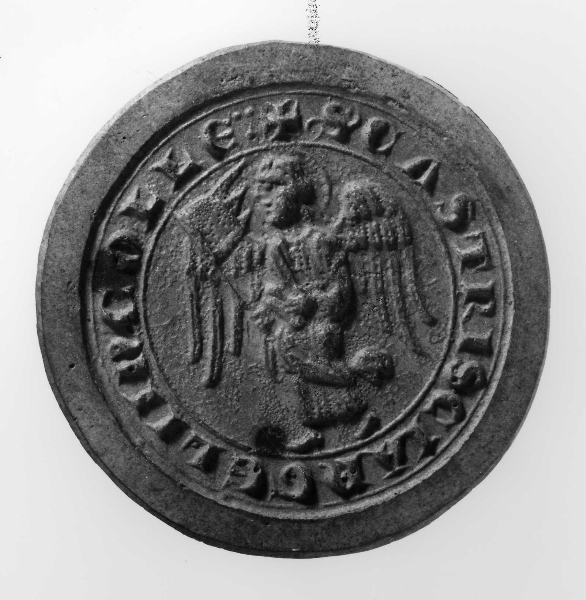 San Michele Arcangelo (calco di sigillo) di Lelli Oronzio (bottega) (ultimo quarto sec. XIX)
