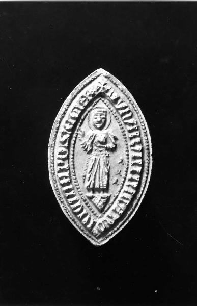 San Martino (calco di sigillo) di Lelli Oronzio (bottega) (ultimo quarto sec. XIX)
