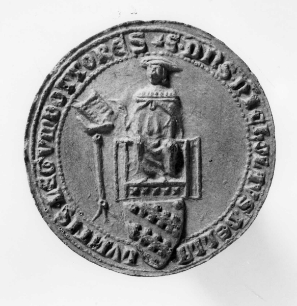 stemma gentilizio di Niccolò de Salviati (calco di sigillo) di Lelli Oronzio (ultimo quarto sec. XIX)