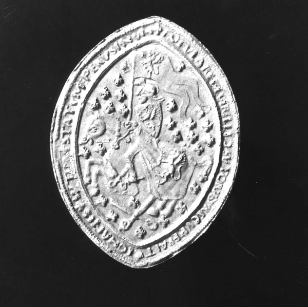 cavaliere (calco di sigillo) di Lelli Oronzio (secc. XIX/ XX)