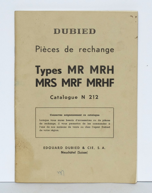 catalogo ricambi - produzione estera