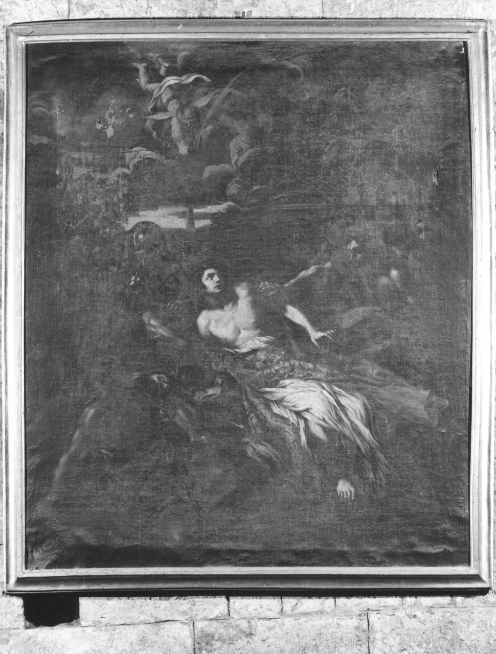 martirio di San Lorenzo (dipinto) di Pignoni Simone (bottega) (seconda metà sec. XVII)