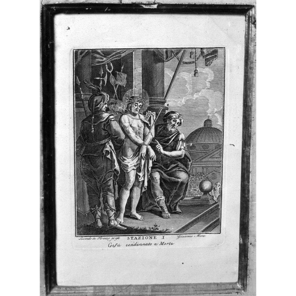 stazioni della via crucis (stampa, serie) - ambito italiano (sec. XVII)