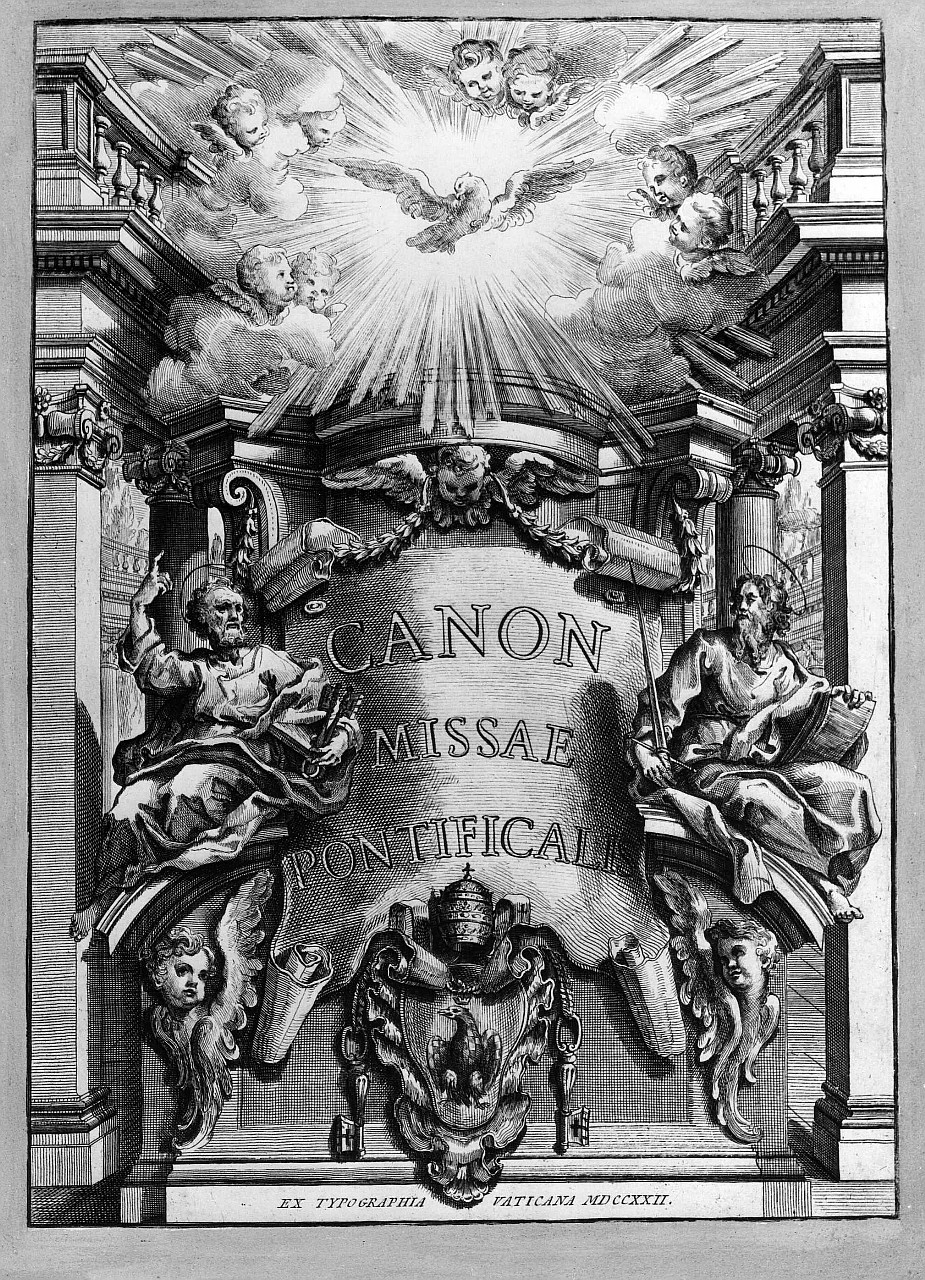 Santi Pietro e Paolo (stampa) - ambito romano (sec. XVIII)