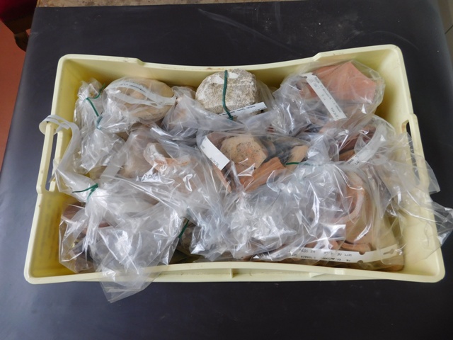 materiale proveniente da Unità Stratigrafica (CERAMICA, MATERIALE LAPIDEO) (Età romana imperiale)