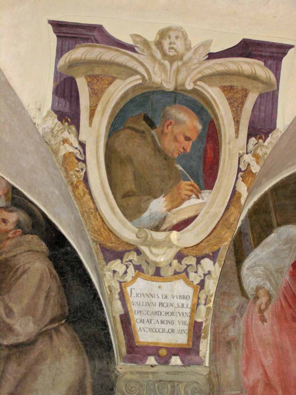 ritratto del Carinale Giovanni di Murro (dipinto murale, serie) di Boschi Alfonso, Boschi Fabrizio, Boschi Francesco (sec. XVII)