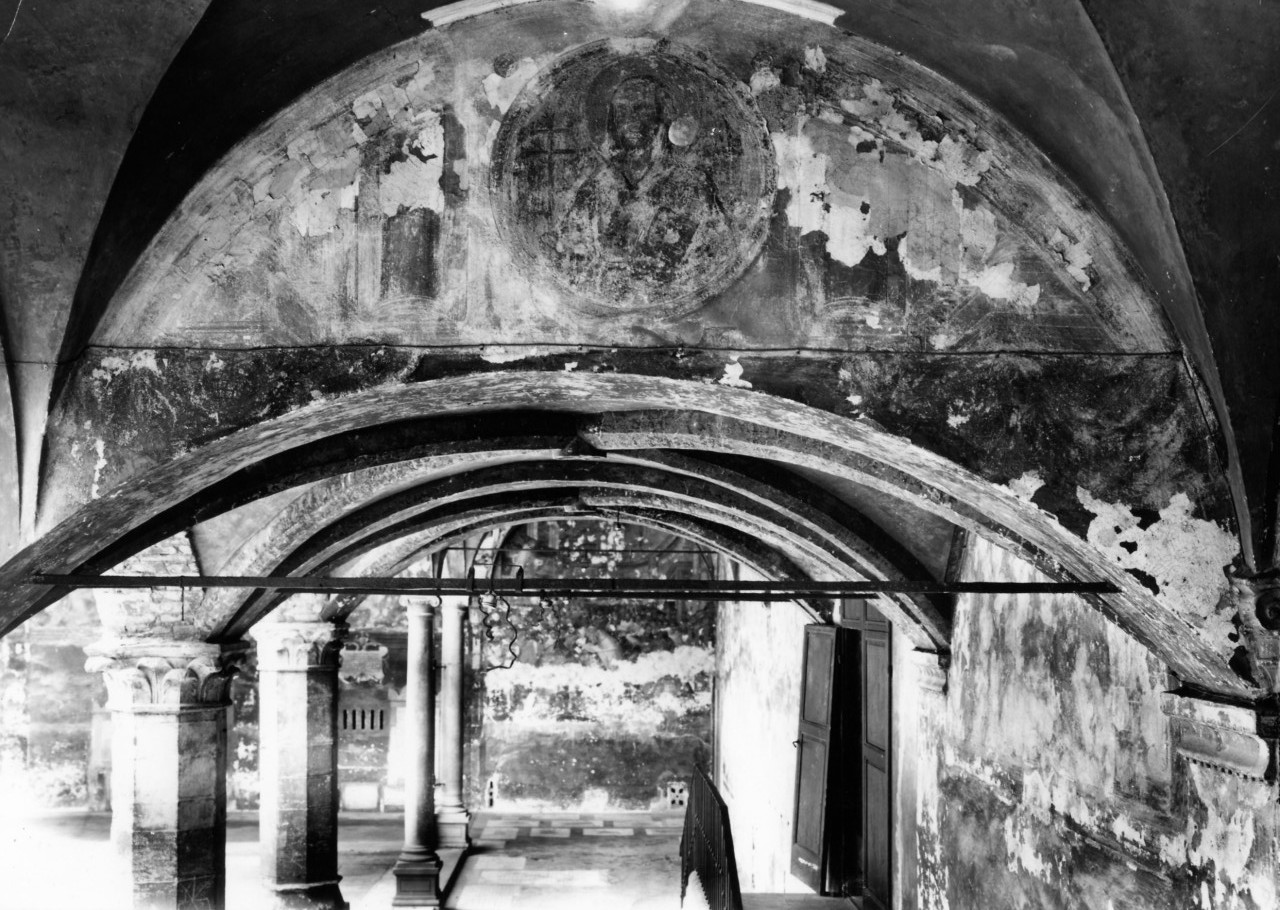 San Ludovico di Tolosa (dipinto murale) di Boschi Fabrizio, Boschi Alfonso, Boschi Francesco (sec. XVII)