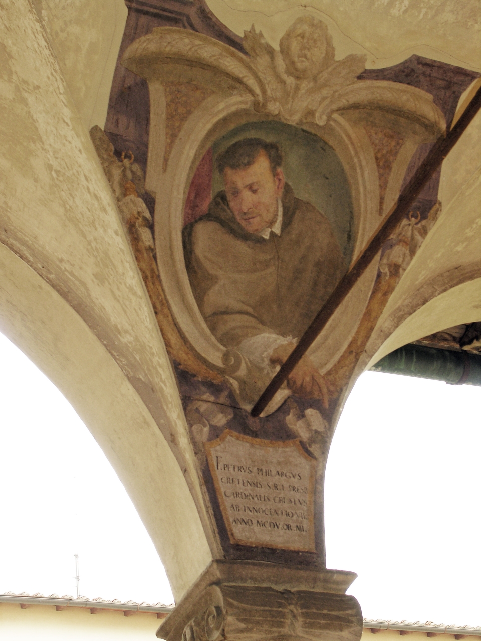 ritratto del Cardinale Pietro Filargo (dipinto murale, serie) di Boschi Alfonso, Boschi Fabrizio, Boschi Francesco (sec. XVII)