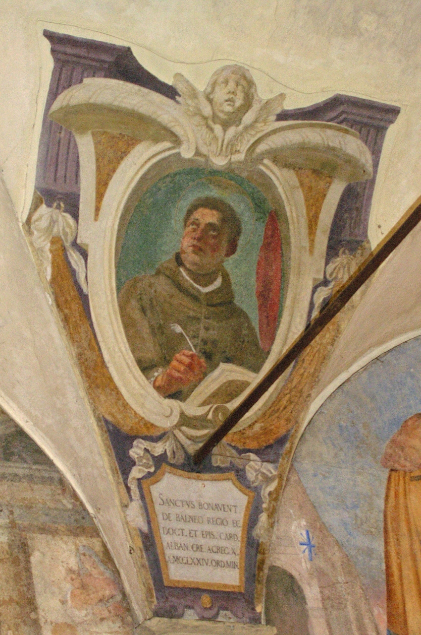 ritratto di San Bonaventura (dipinto murale, serie) di Boschi Alfonso, Boschi Fabrizio, Boschi Francesco (sec. XVII)