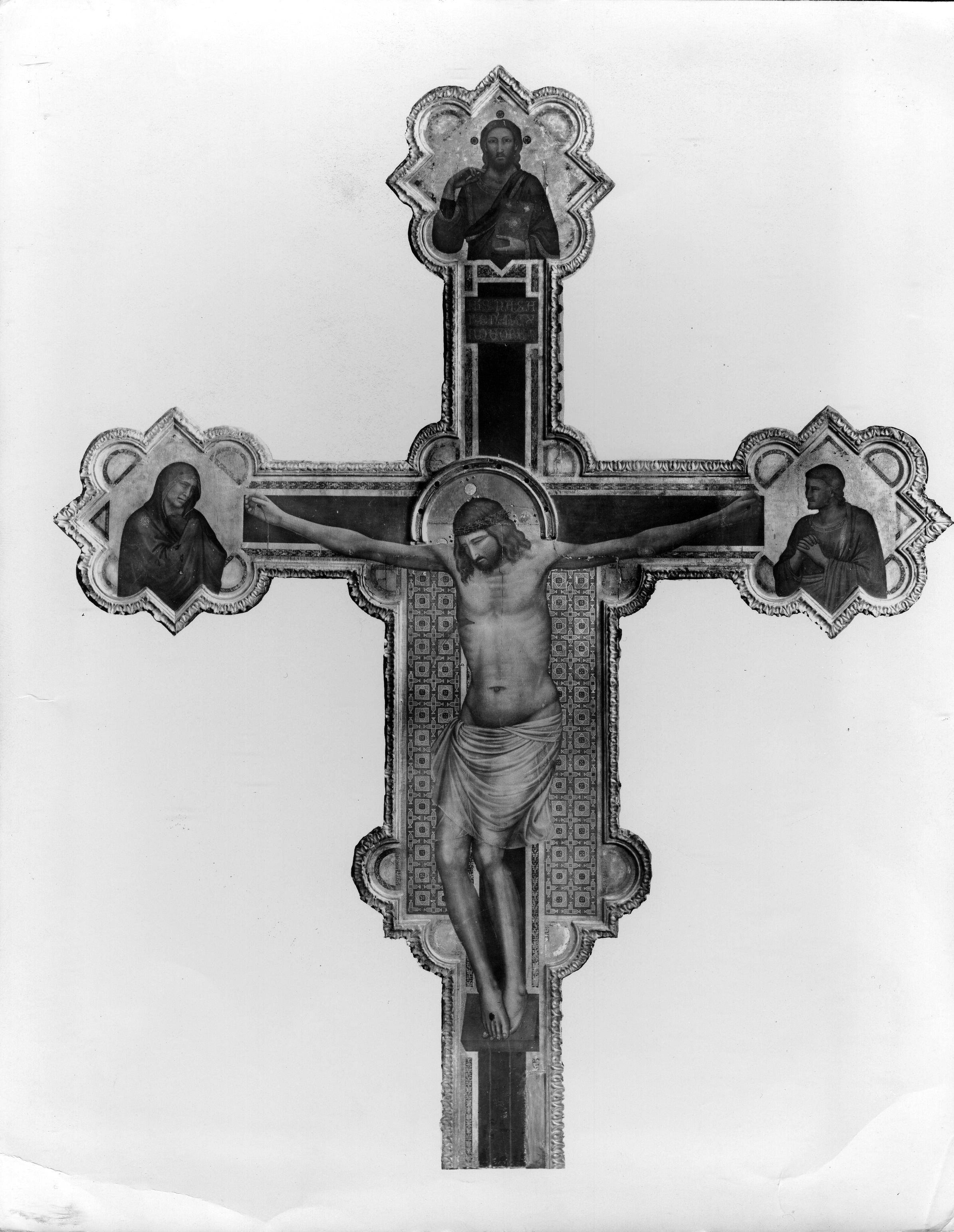 Cristo crocifisso (croce dipinta) di Giotto (maniera) (metà sec. XIV)