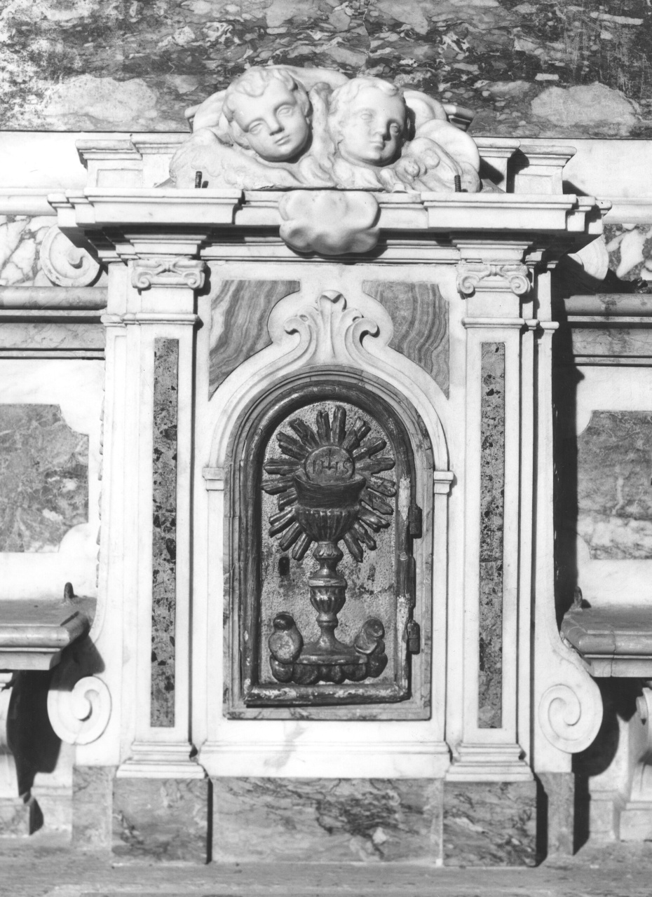 calice eucaristico (sportello di tabernacolo) - bottega fiorentina (sec. XVIII)