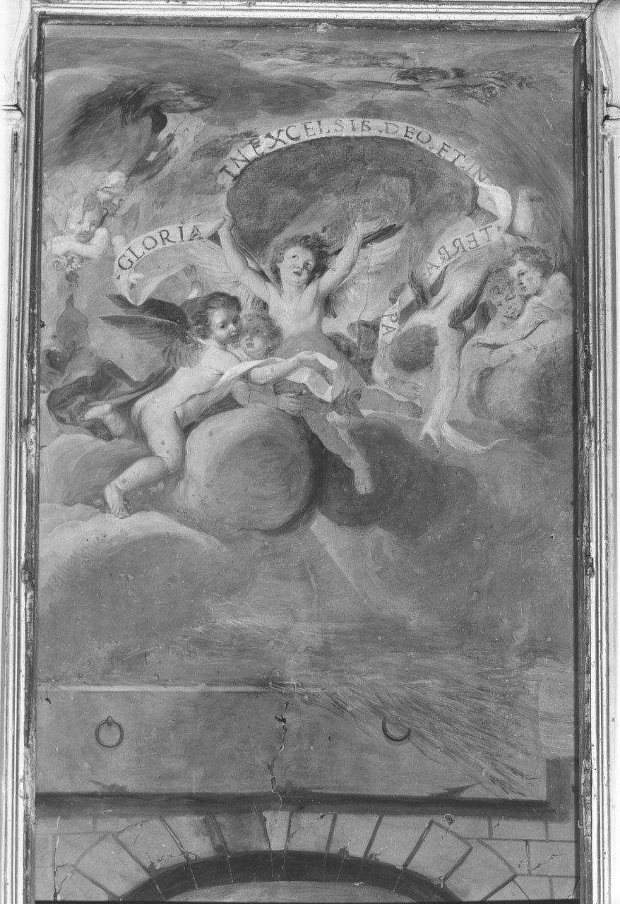 gloria di angeli (dipinto murale) di Veracini Agostino (prima metà sec. XVIII)