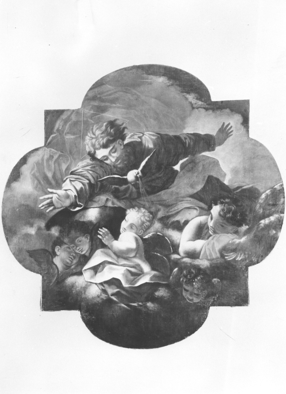 Dio Padre e colomba dello Spirito Santo (dipinto) di Carlini Alberico (terzo quarto sec. XVIII)