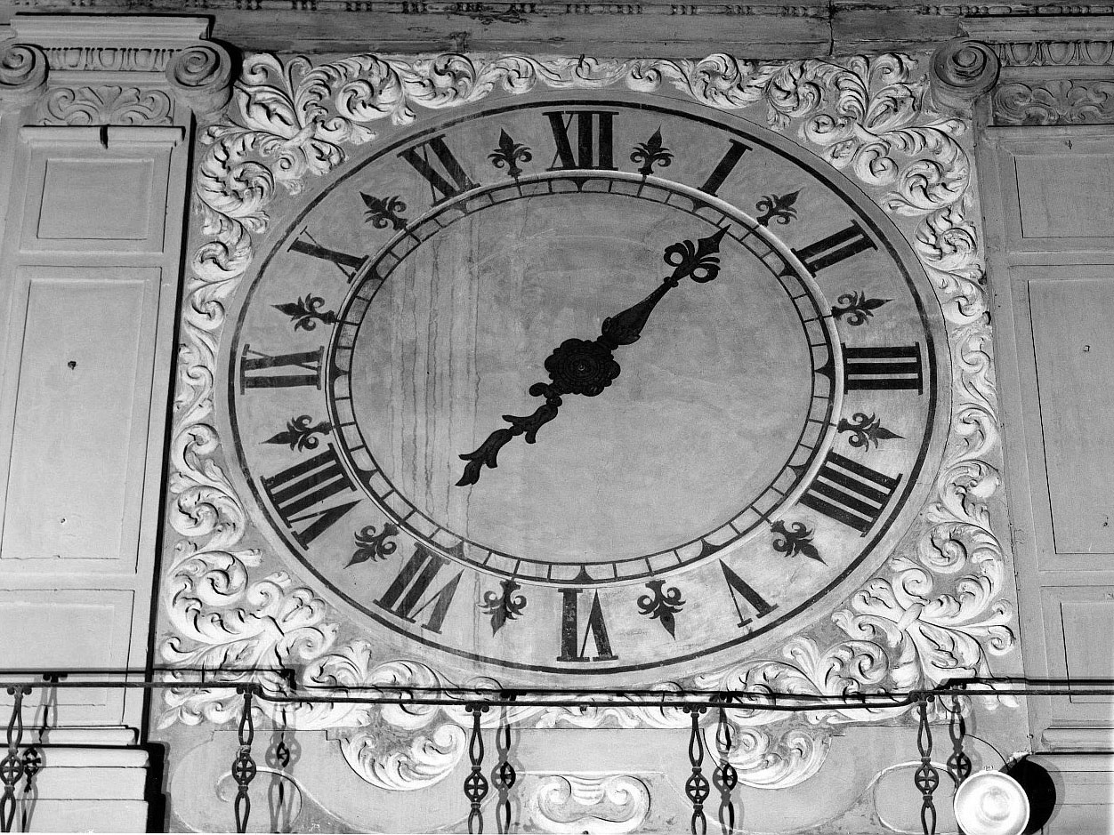 orologio (rilievo) di Casini Attilio (ultimo quarto sec. XVII)